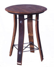 Load image into Gallery viewer, 2-Day Designs 28" Barrel Top Side Table