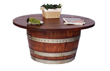 Load image into Gallery viewer, 2- Day Designs Half Barrel Cocktail Table