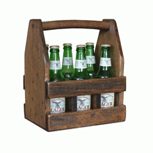Load image into Gallery viewer, 2-Day Designs 6 Bottle Beer Caddy Personalized