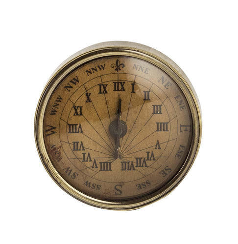 18th C. Compass -Sundial - Small By Authentic Models
