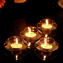 Load image into Gallery viewer, 5 X Transparent Floating Glass Candle Holder Wedding Home Table Decorative With One Candle Romantic Dinner - Set Of 5 Candle Holders, Modish Store, - Modish Store