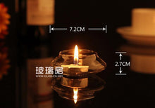 Load image into Gallery viewer, 5 X Transparent Floating Glass Candle Holder Wedding Home Table Decorative With One Candle Romantic Dinner - Set Of 5 Candle Holders, Modish Store, - Modish Store
