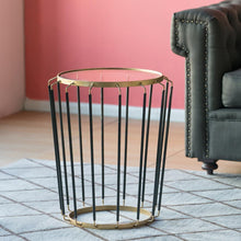 Load image into Gallery viewer, A&amp;B Home Caged Metal Accent Table